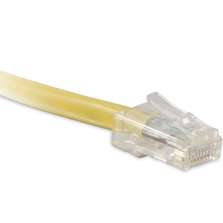 ENET Enet Cat5E Yellow 1 Foot Non-Booted (No Boot) (Utp) High-Quality C5E-YL-NB-1-ENC